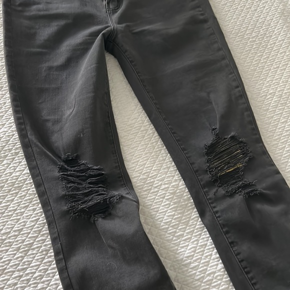 L'Agence Womens Margot High Rise Skinny Jeans 29 Black Stretch Denim - Picture 5 of 9